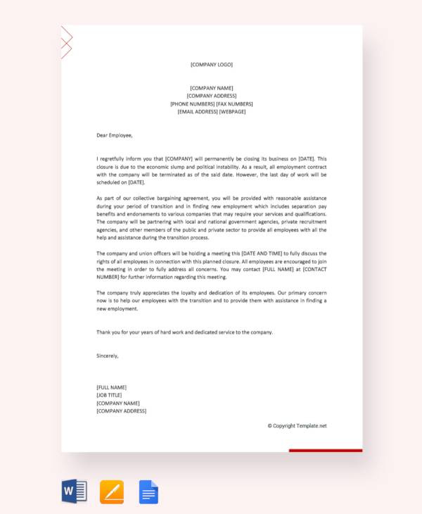 how to respectfully communicate business closure to employees 06 05 2023 6